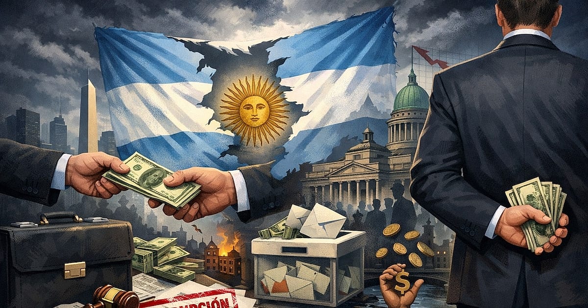 Casi la mitad de los argentinos pone a la corrupción como el principal problema