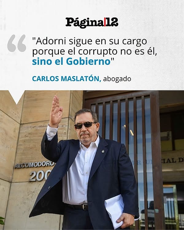 Maslatón defendió a Manuel Adorni y apuntó contra el Gobierno
