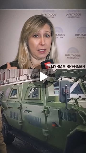 Myriam Bregman on Instagram: "Semejante operativo demuestra que el gobierno no está tan tranquilo con lo que viene a defen...